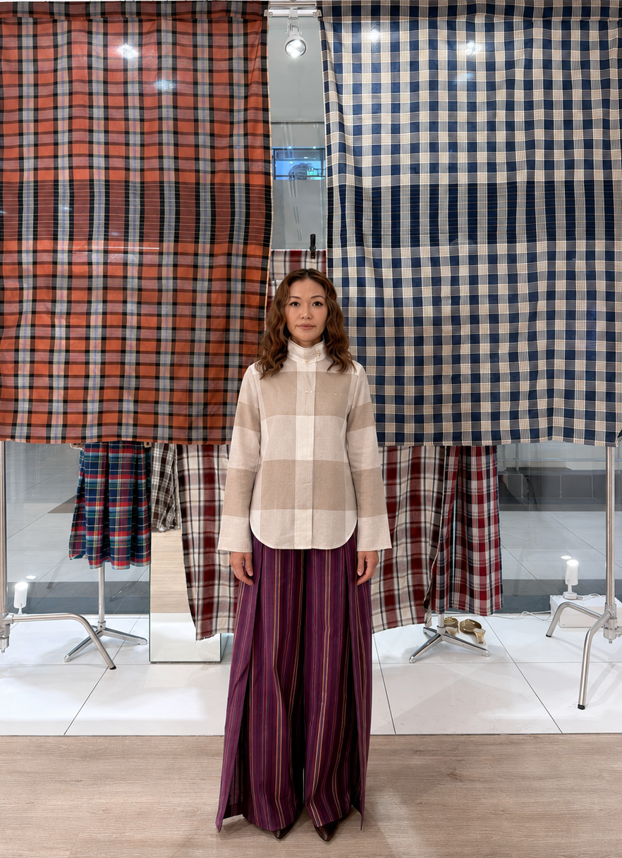 Lyana Collared Shirt (Large Checks)