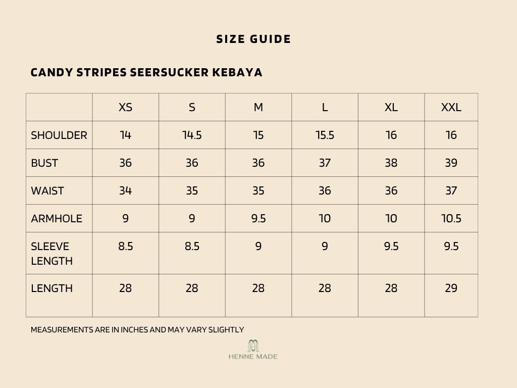 Candy Stripes Kebaya