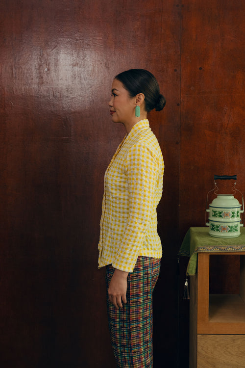 Kuih Piring Kebaya - Popcorn Yellow