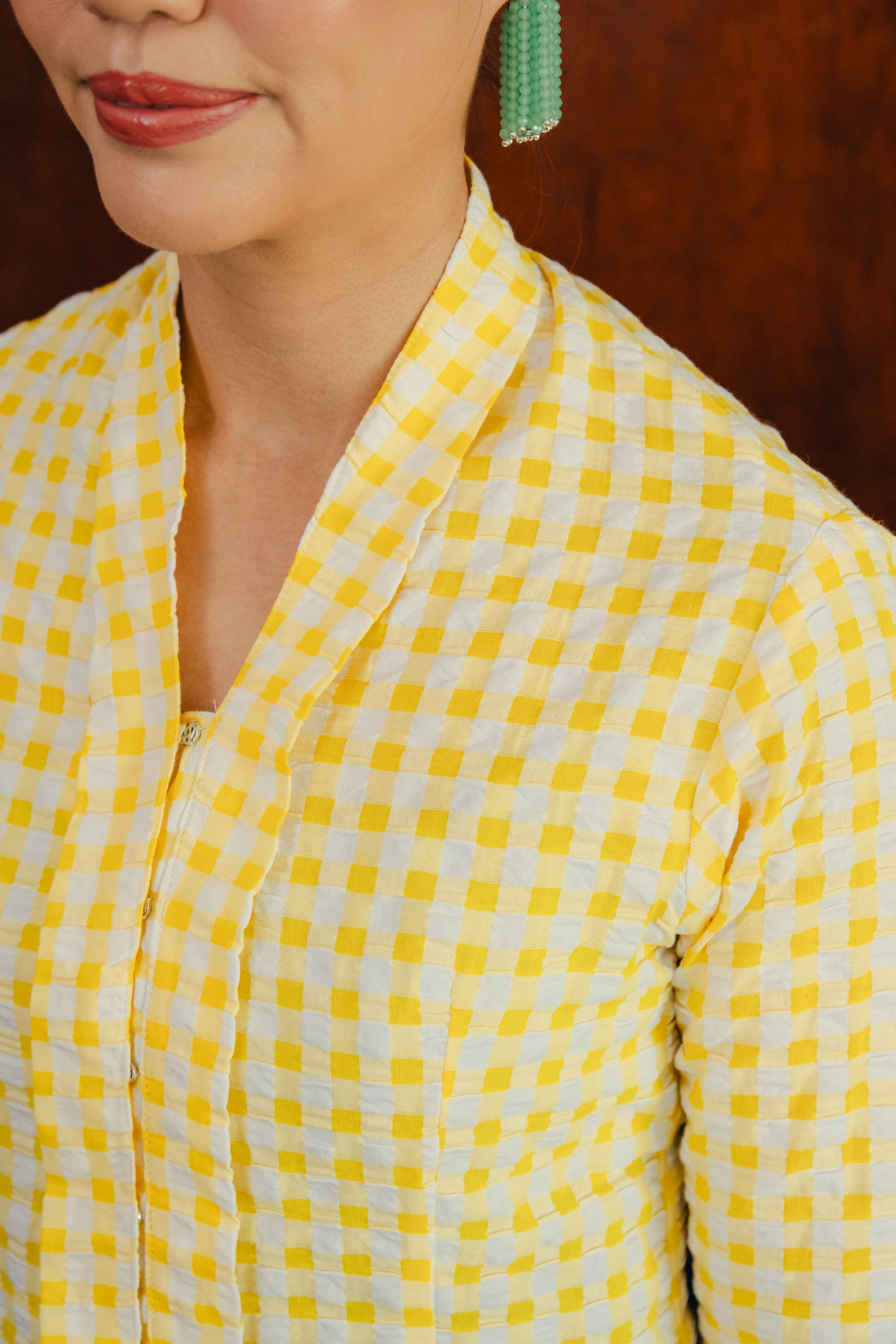Kuih Piring Kebaya - Popcorn Yellow