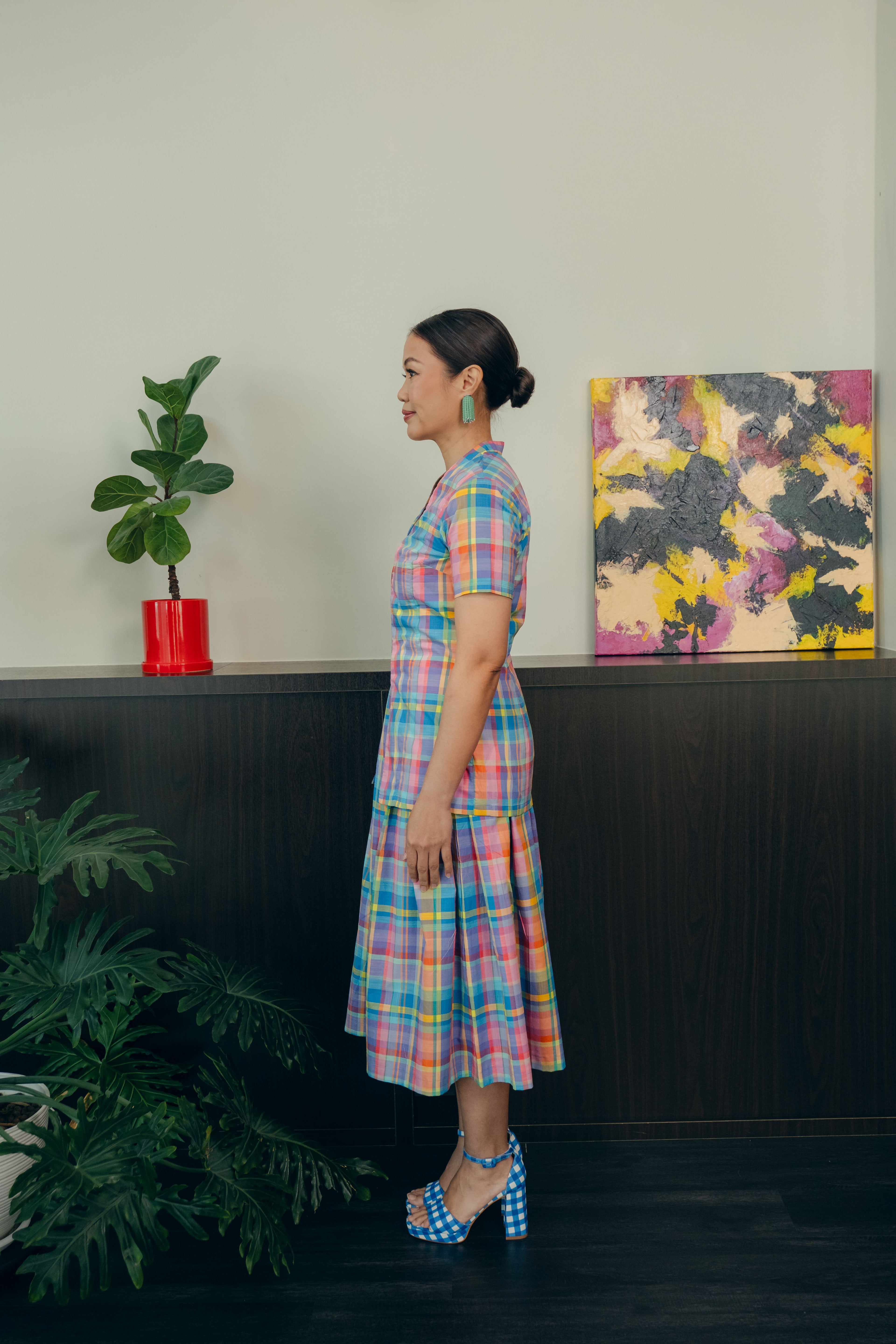 Rainbow Pelikat Kebaya Kutubaru