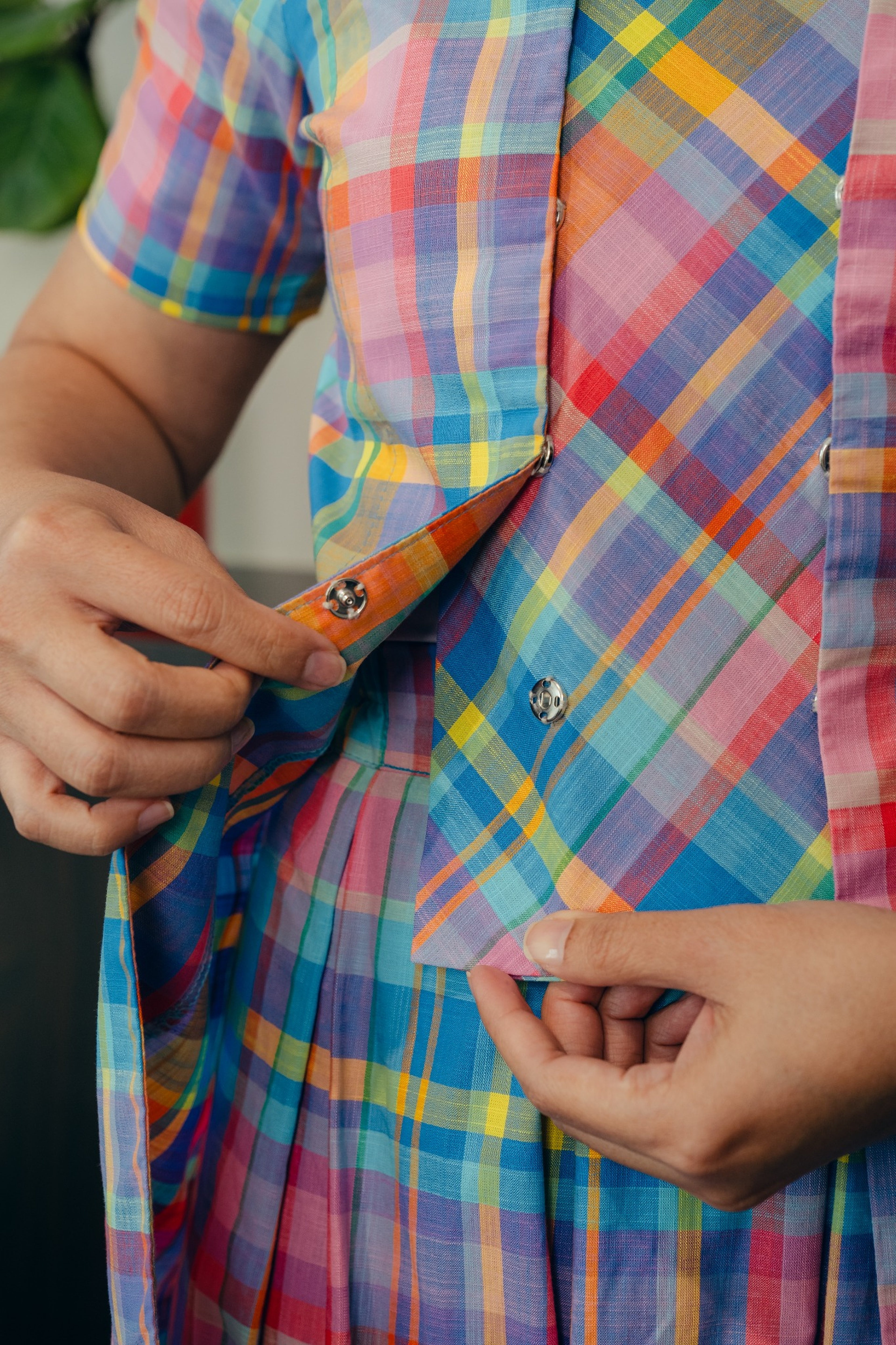 Rainbow Pelikat Kebaya Kutubaru