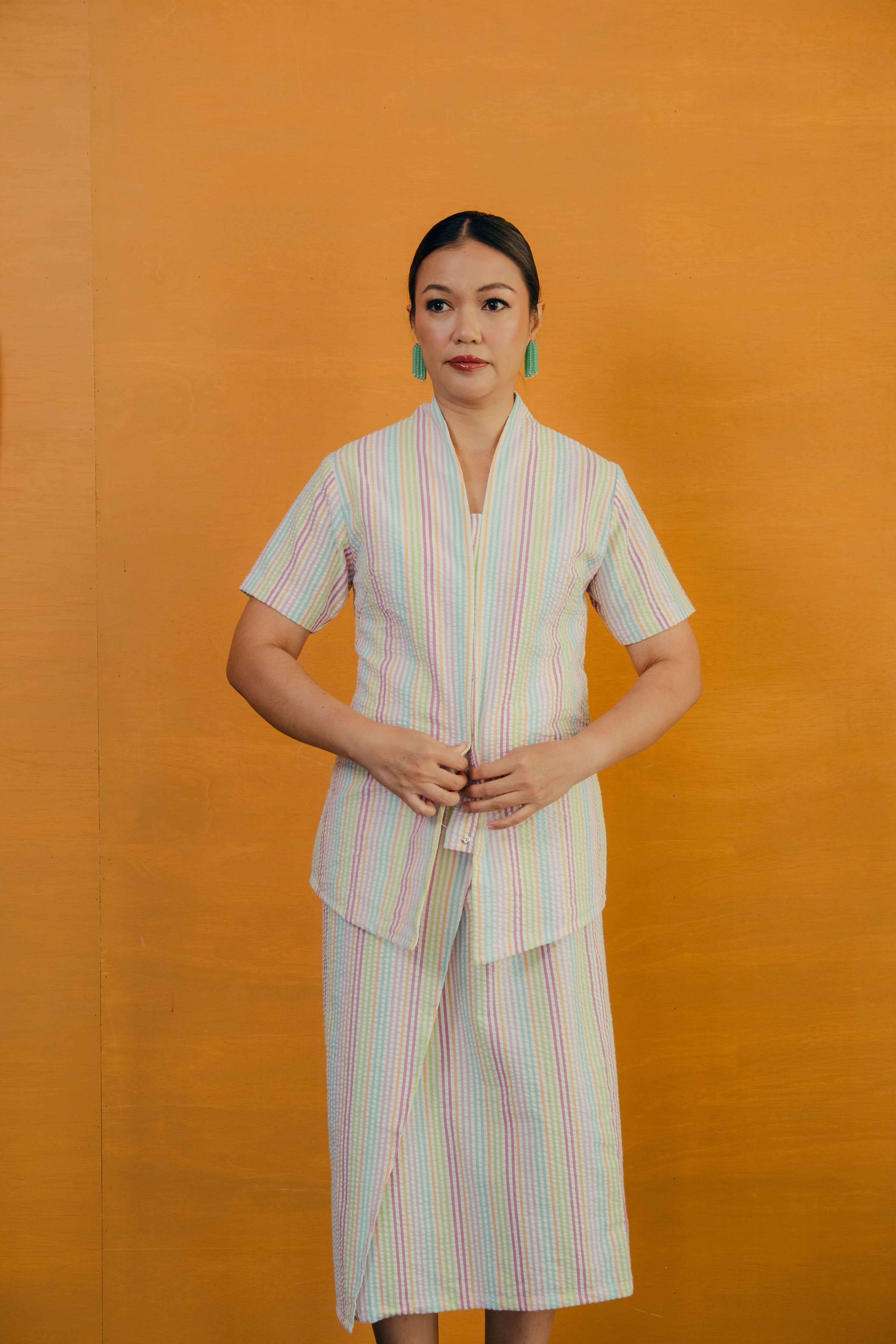 Candy Stripes Kebaya