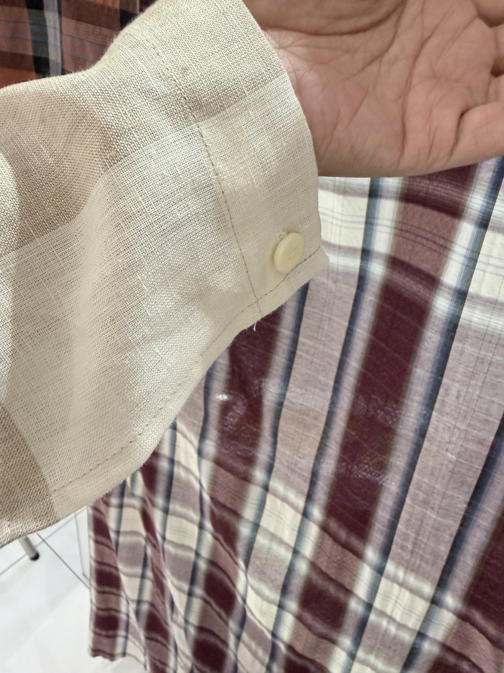Lyana Collared Shirt (Large Checks)