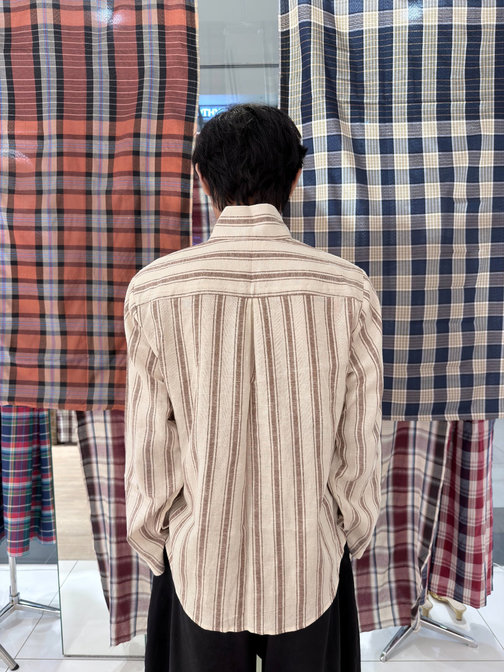 Lyana Collared Shirt (Stripes)